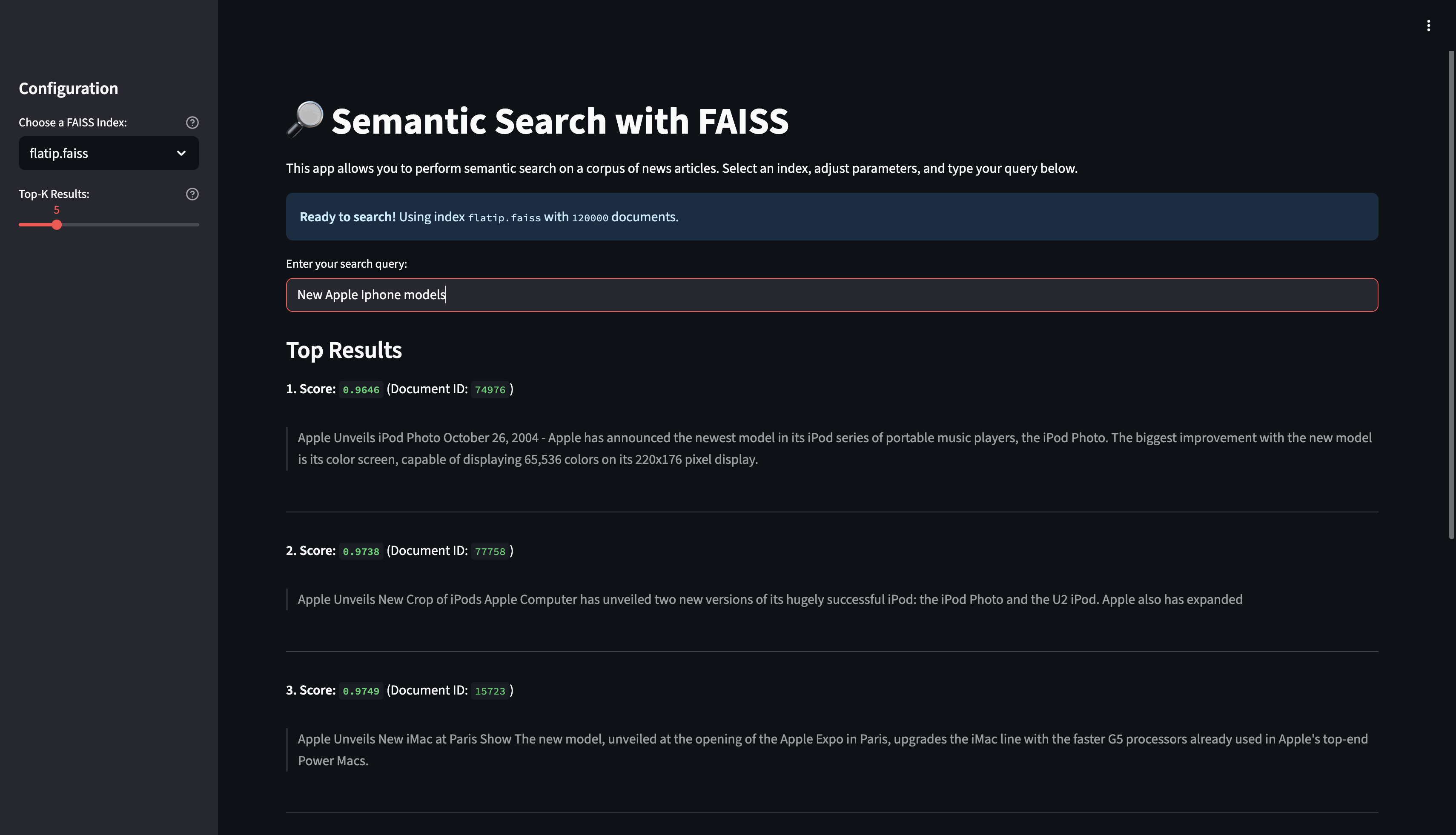 AI semantic search visuals